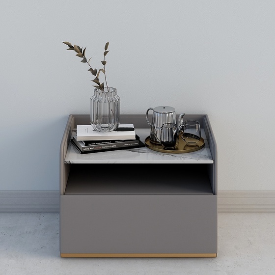 Modern Nightstands,Black