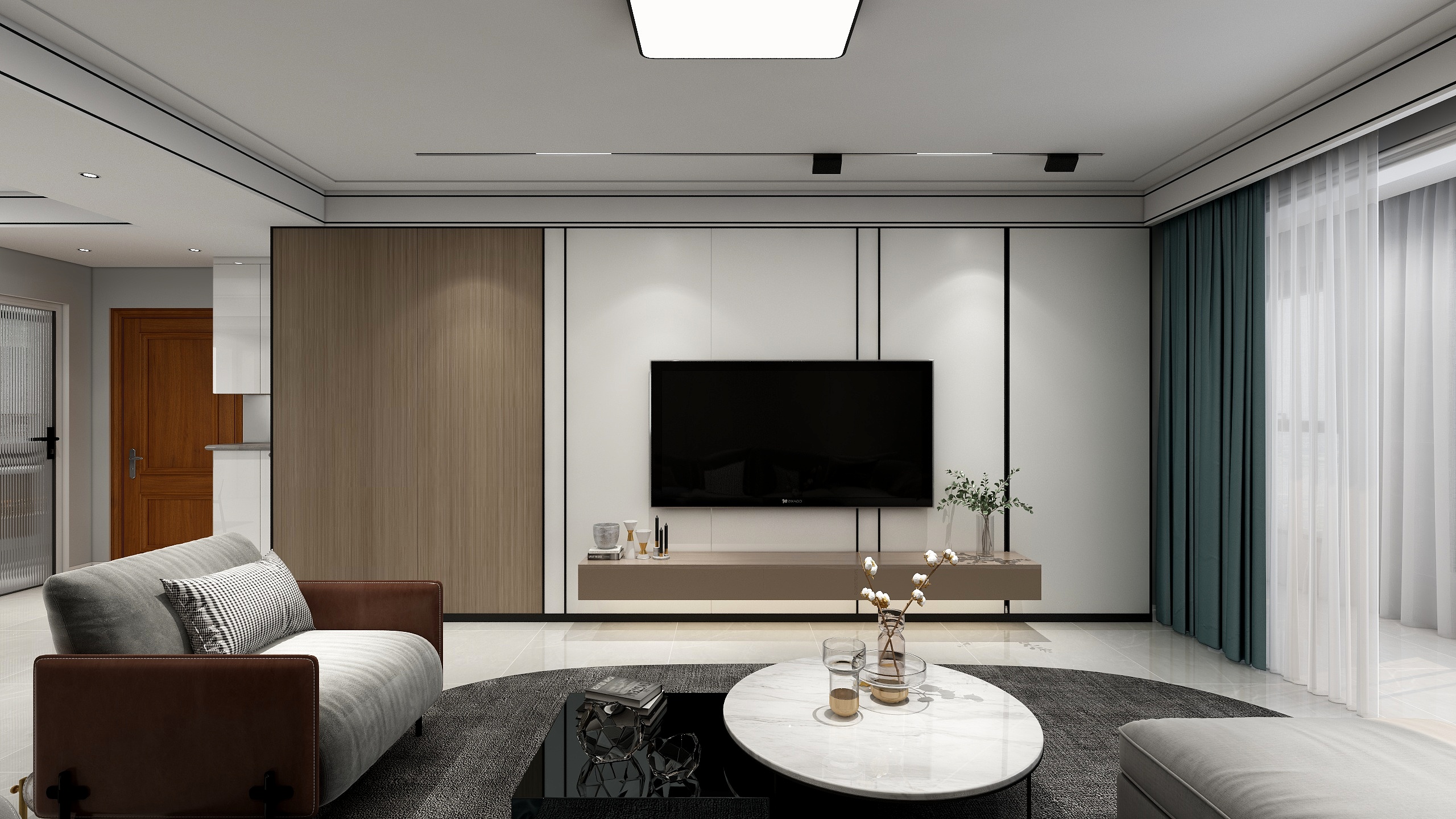 德普middot装饰-红状元二期吉山130平现代-装修设计方案