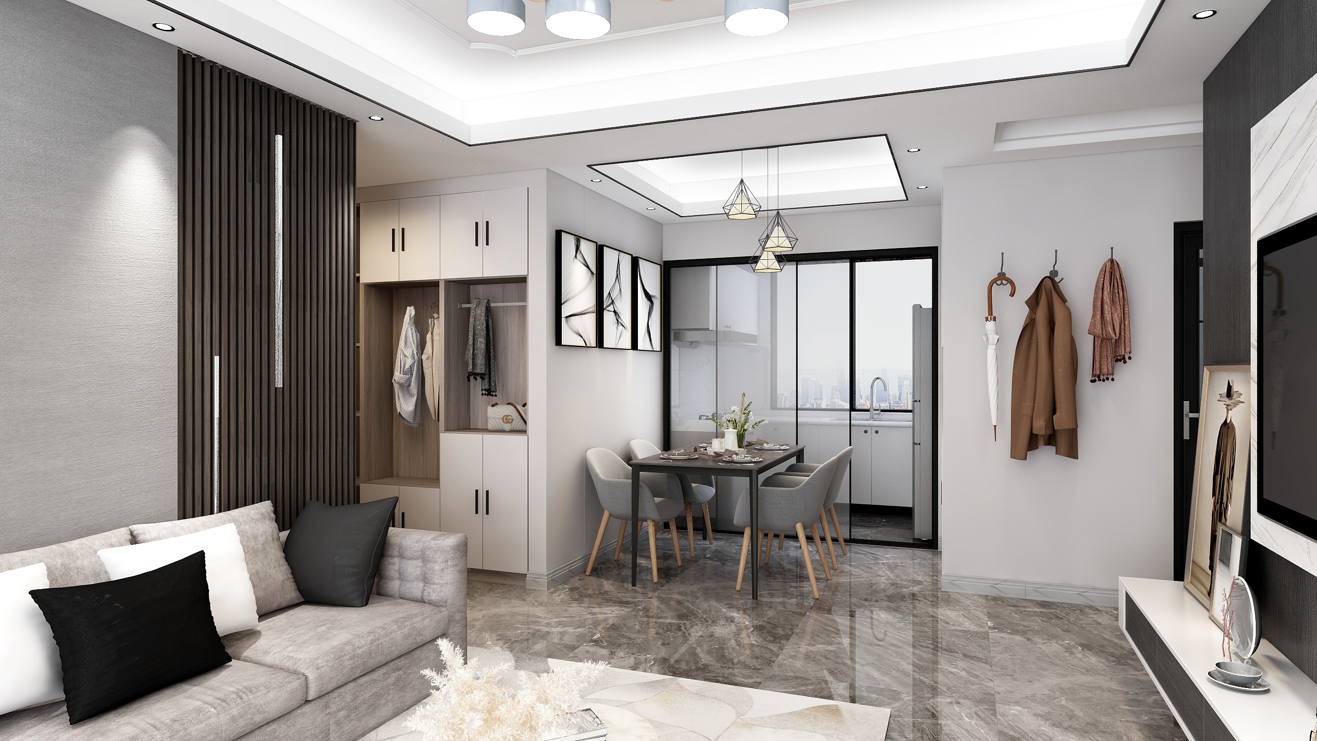 设计的高-时代经典88平-装修设计方案