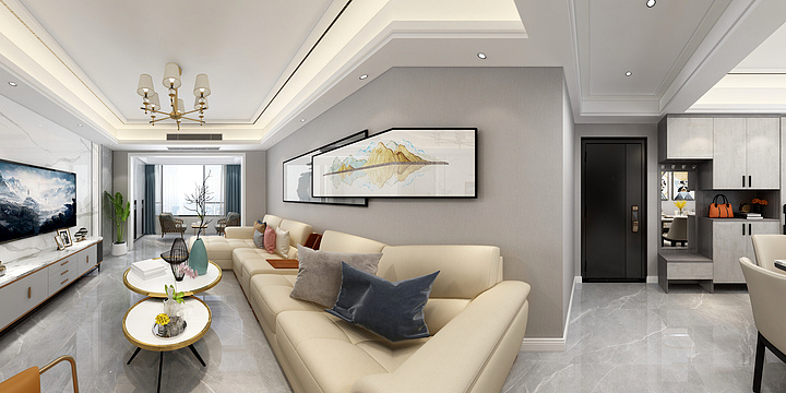 姚设计淼淼15971070969-汉水华城锦苑138平米王总雅居-装修设计方案