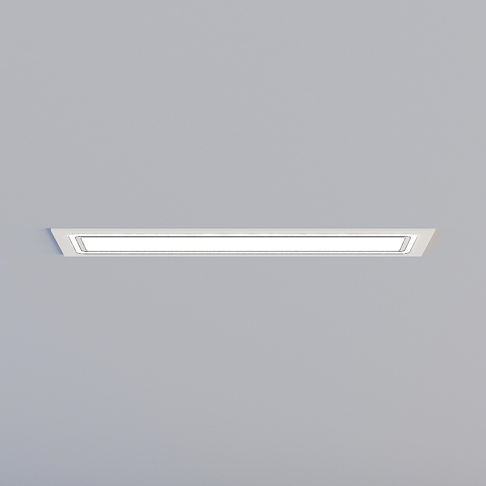 大板卡扣长灯3D模型