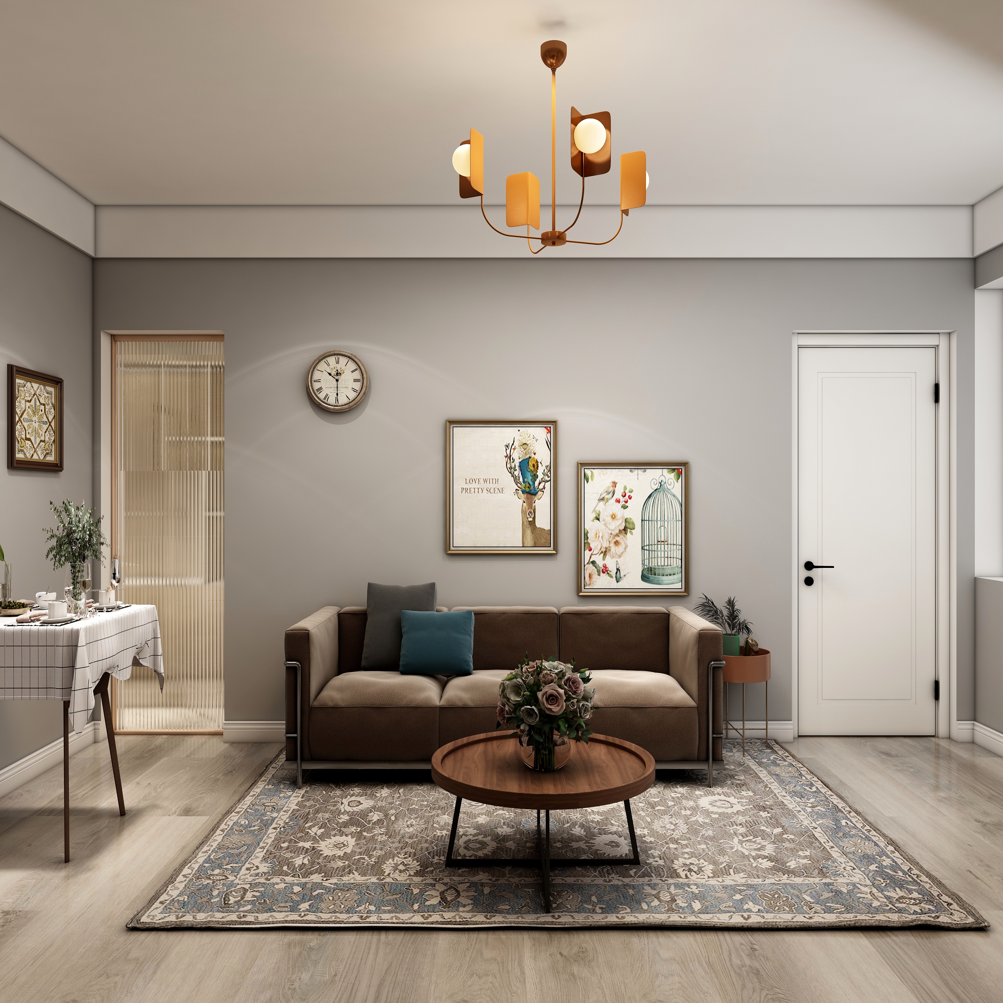 雨过天晴赶路-酷家乐2021.1.17李女士普-装修设计方案