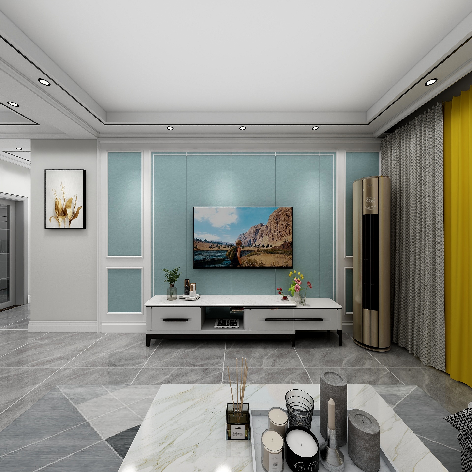 何松帅-现代简约A2-2-401-装修设计方案