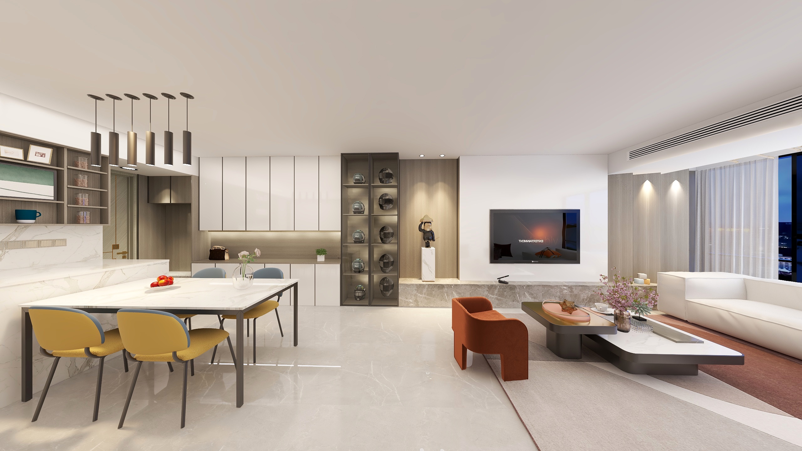 木禾筑造田大圣-西安-阳光100-装修设计方案