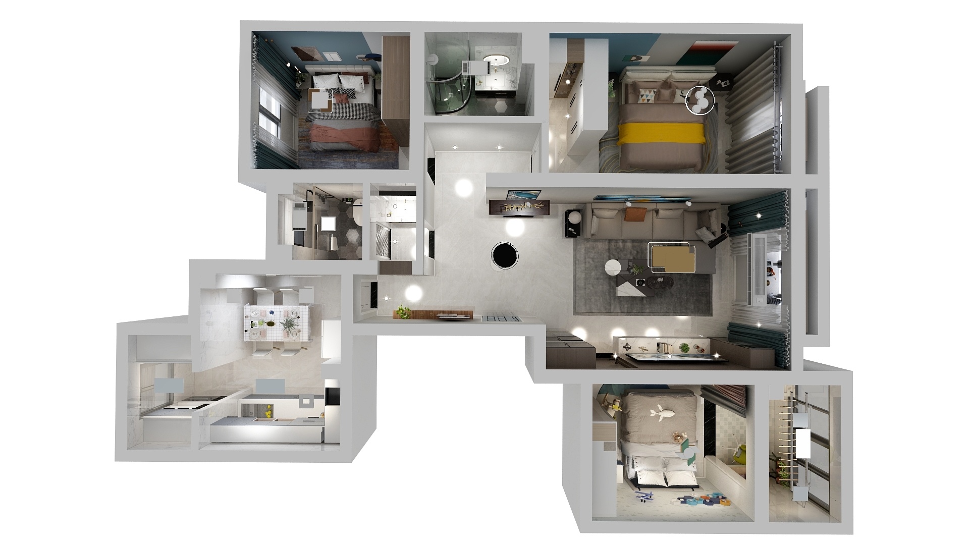 设计师溜得华-大舜豪庭-装修设计方案