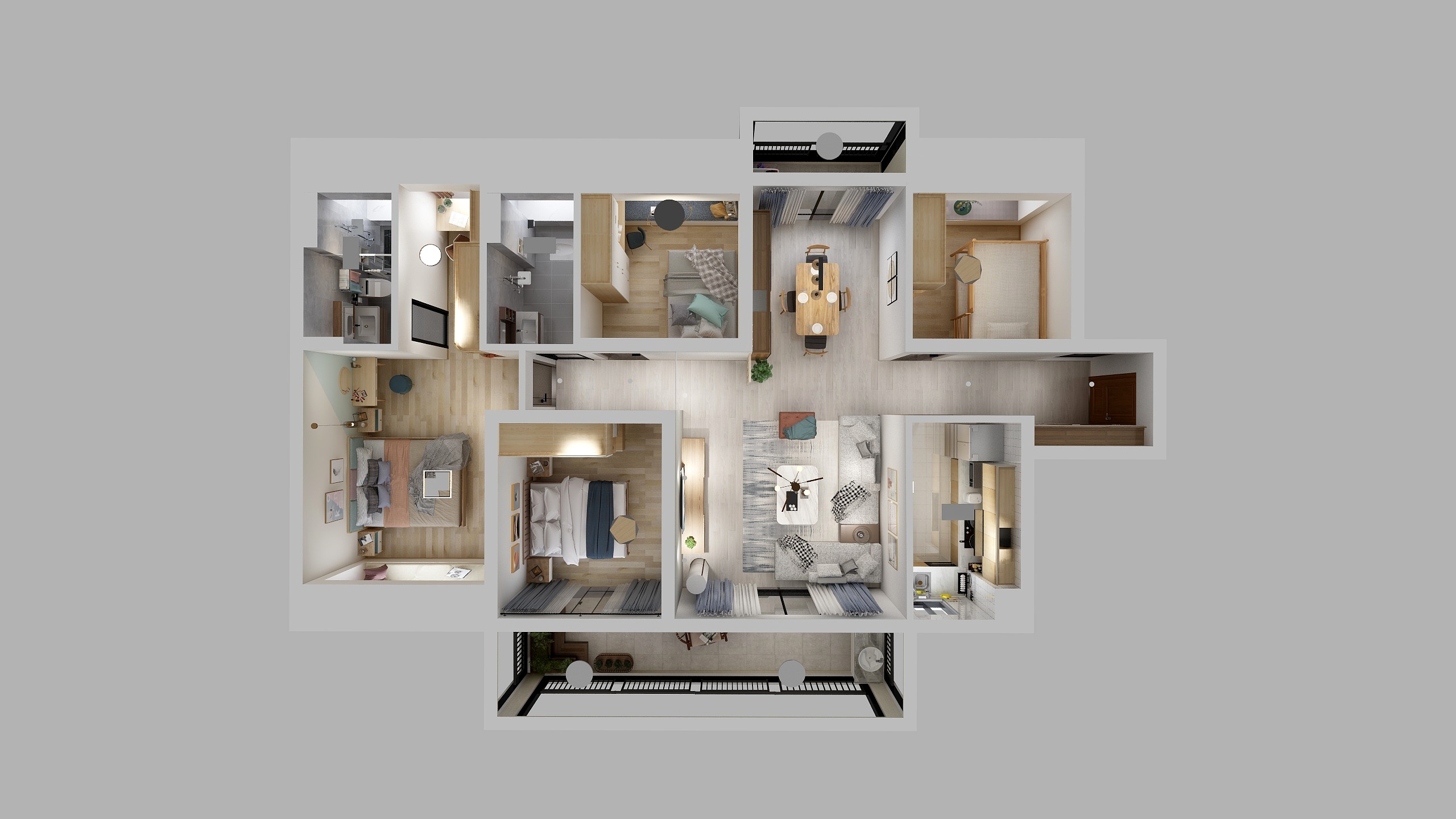 鄺小姐-翰林春天6栋1601-装修设计方案