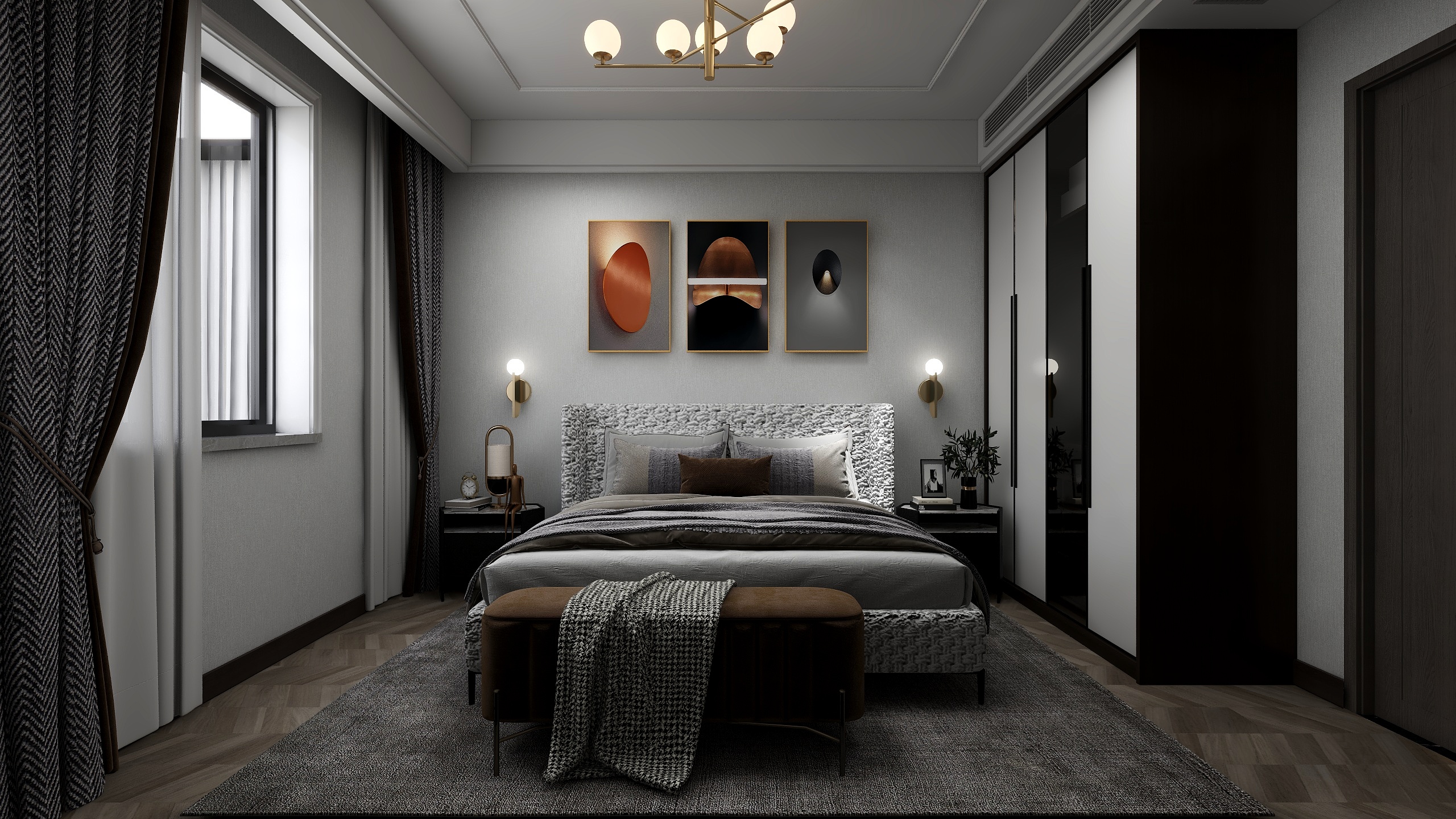 效果图890-麒麟山庄22-904室-副本-装修设计方案