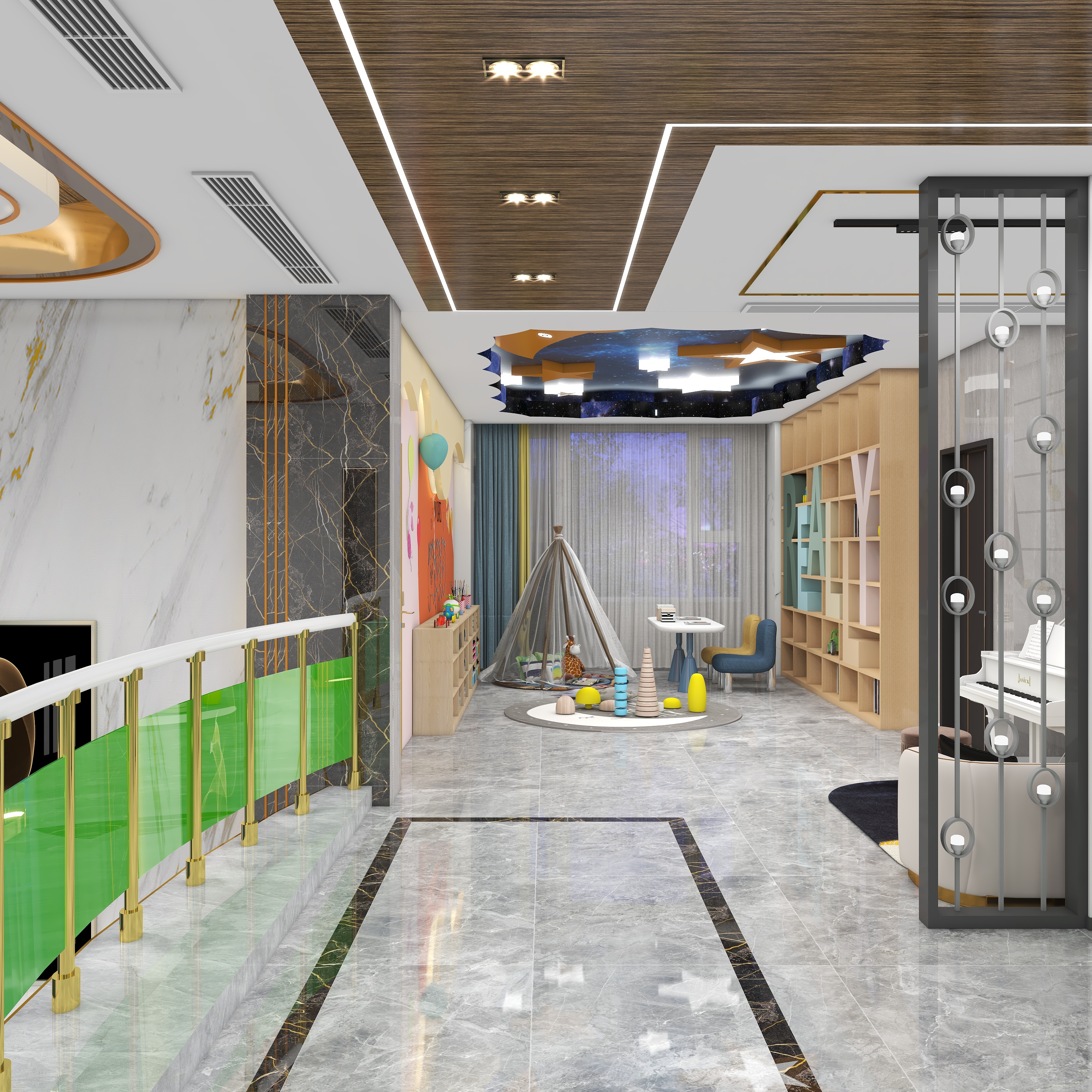 LSC设计-《月夜的光》▬▬现代轻奢装修效果图