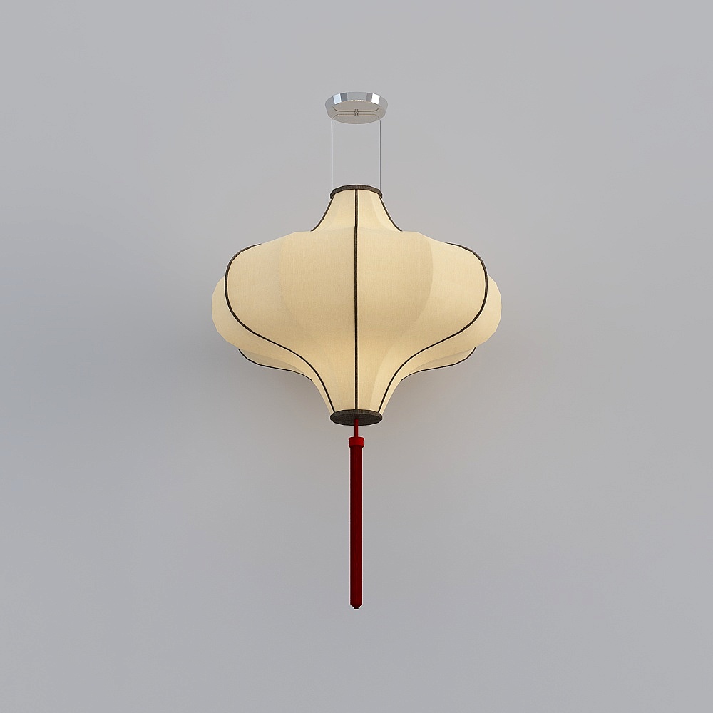 中式灯笼-异形灯笼3D模型