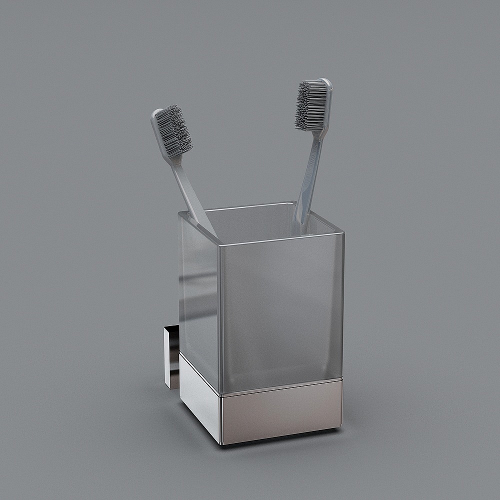刷牙杯套件_ Karree3D模型