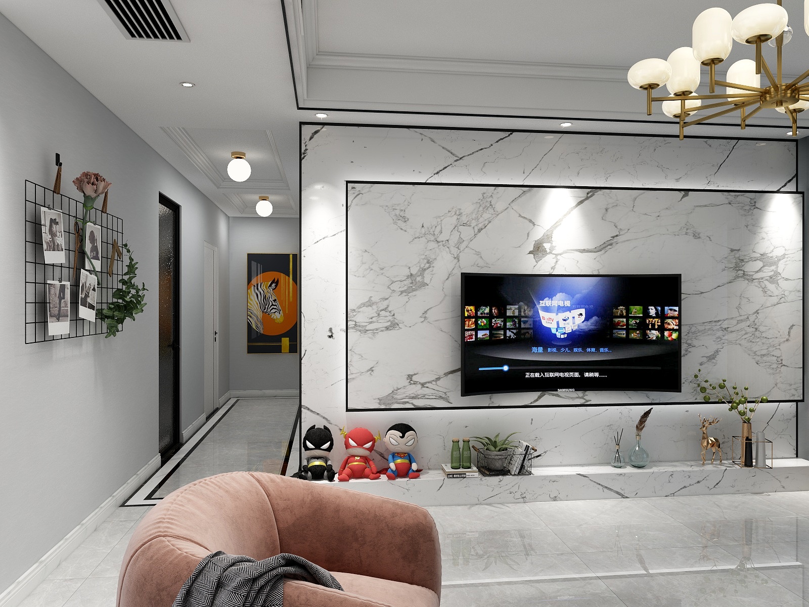 清逸空间设计事务所-南昌-万达滨江华府18-904-装修设计方案