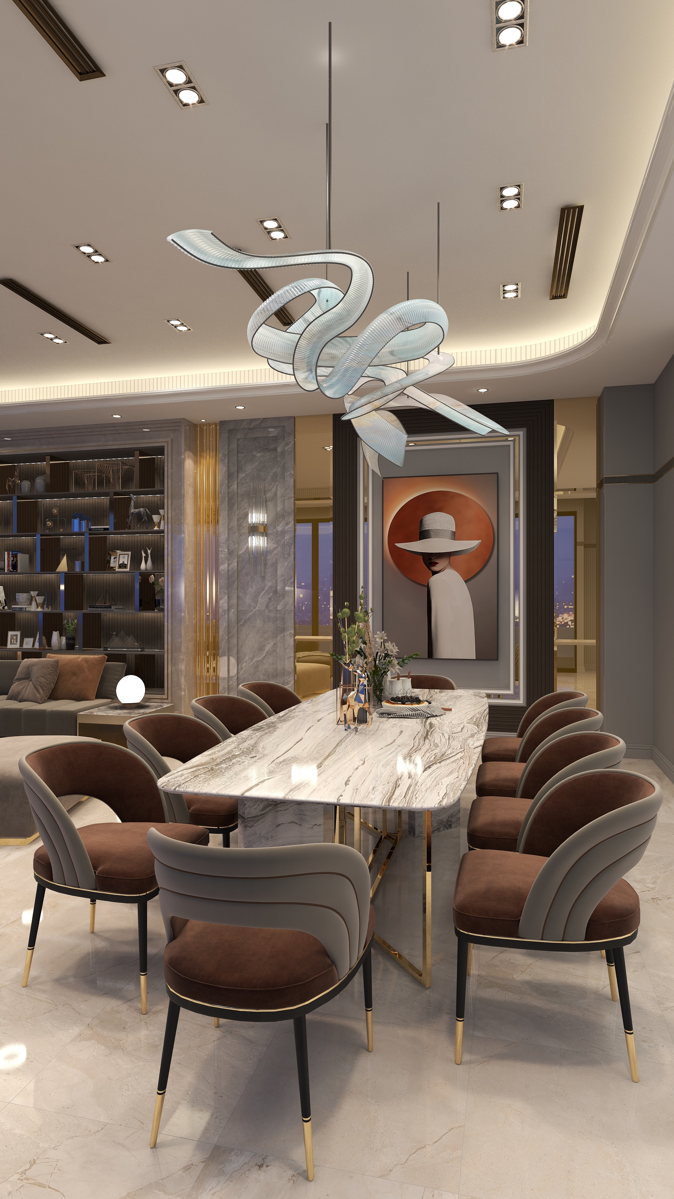 马来西亚小蔡一碟-吉隆坡700方轻奢别墅-装修设计方案