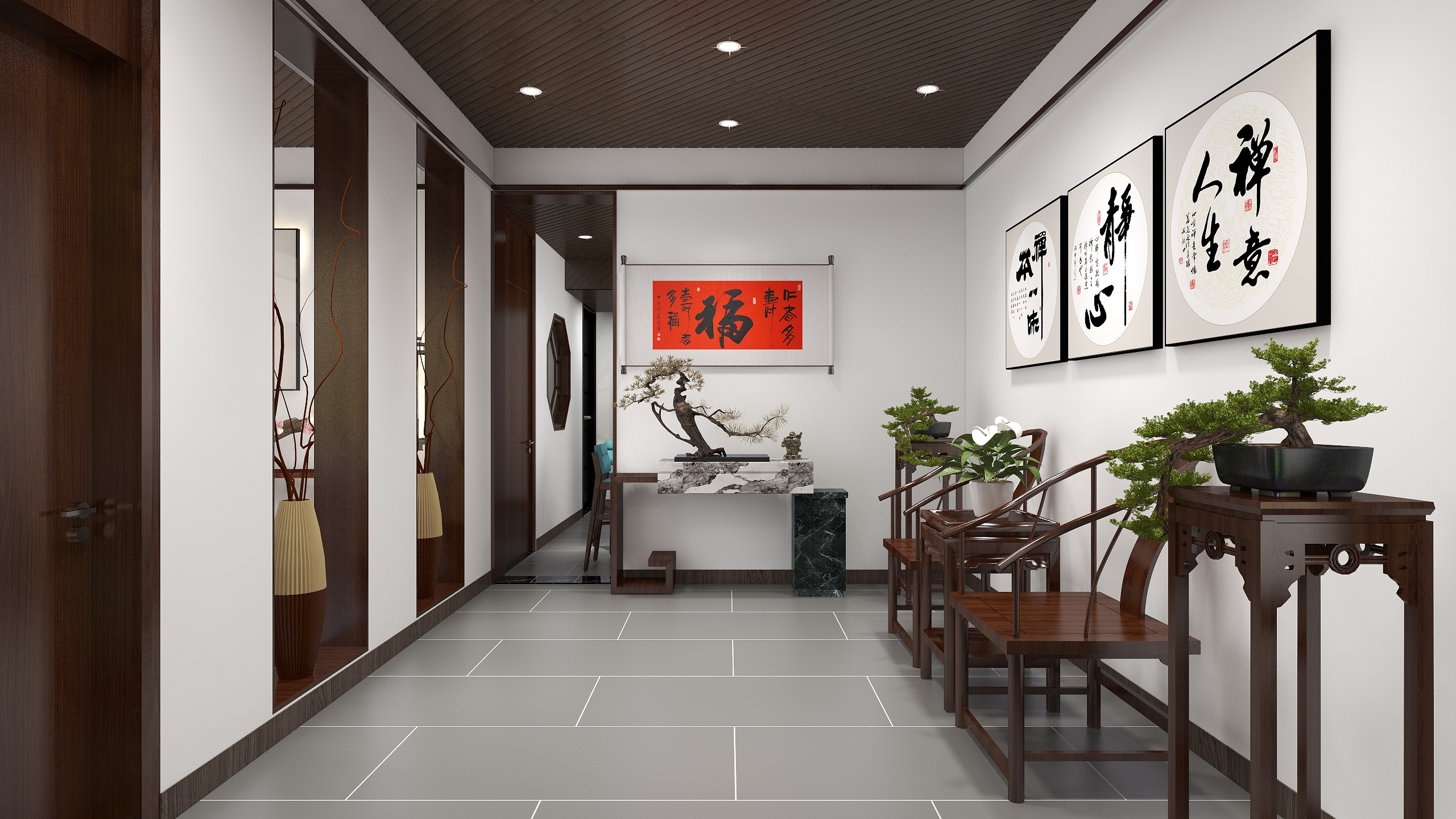 神马云在线-带小院的民宿装修效果图