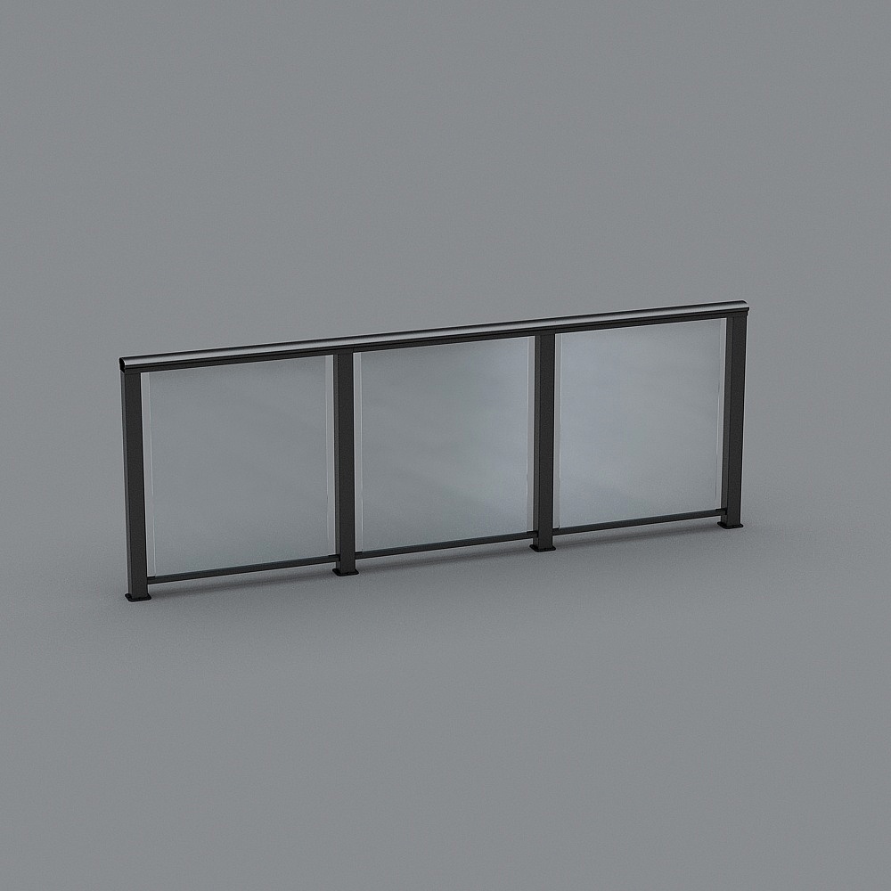 玻璃栏杆-MD3（无扶手）