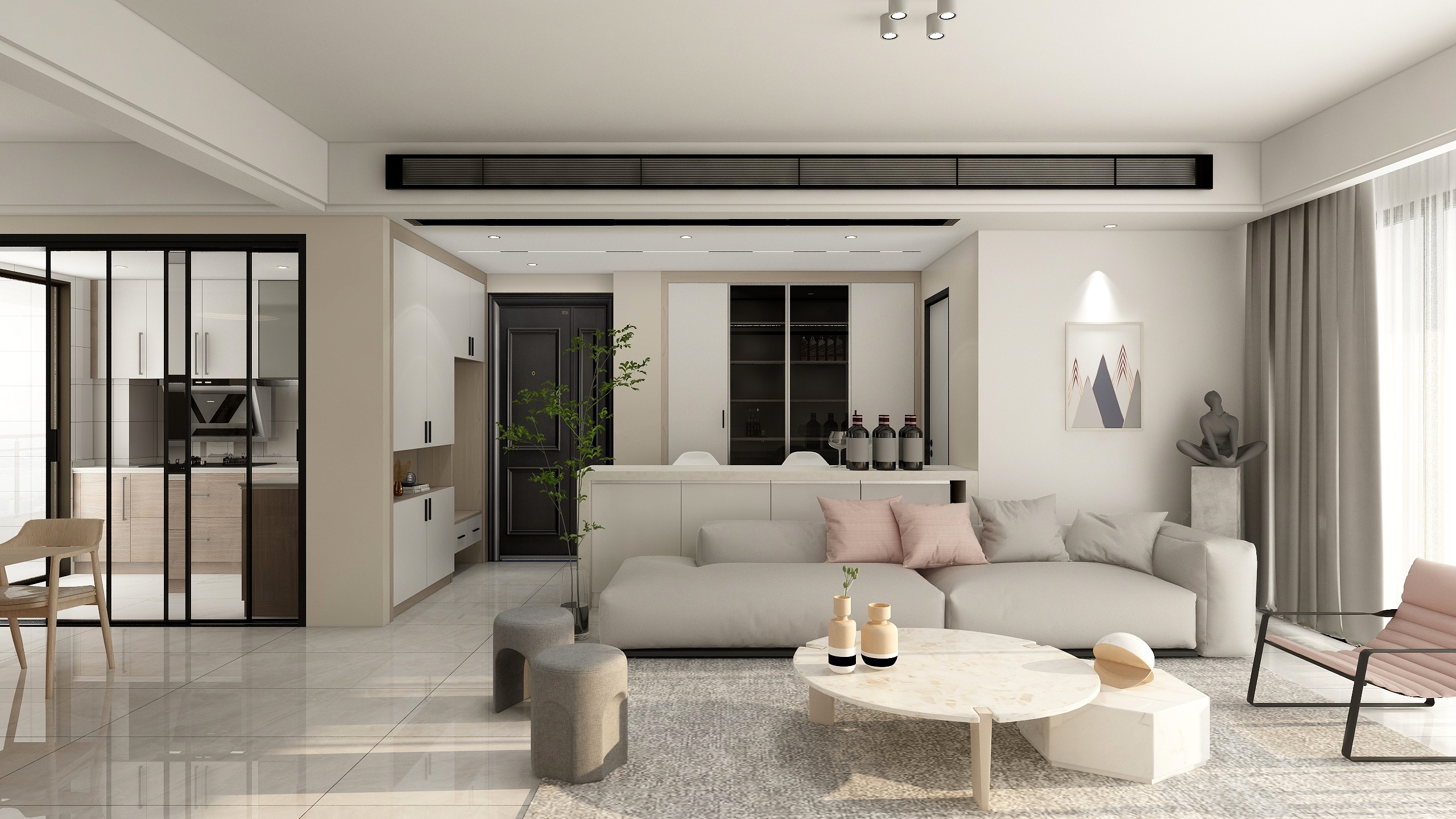 室内设计师K-北师大洋房4-2-3-1-装修设计方案