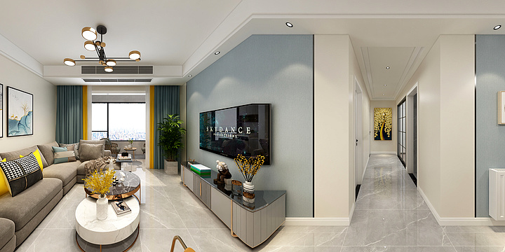 姚设计淼淼15971070969-保利E区126平米李姐雅居-装修设计方案