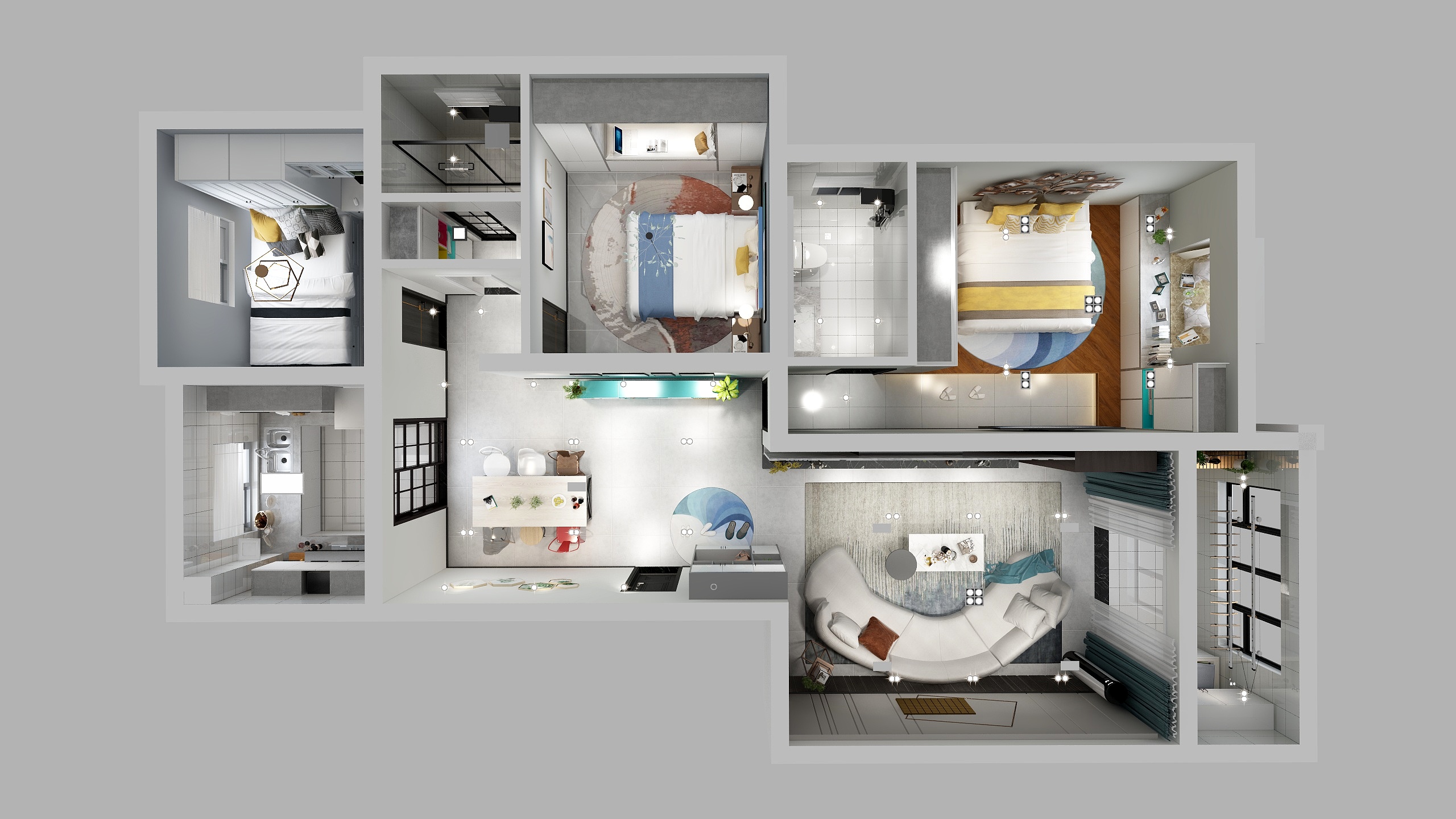 设计师溜得华-天泰、金水湾-装修设计方案