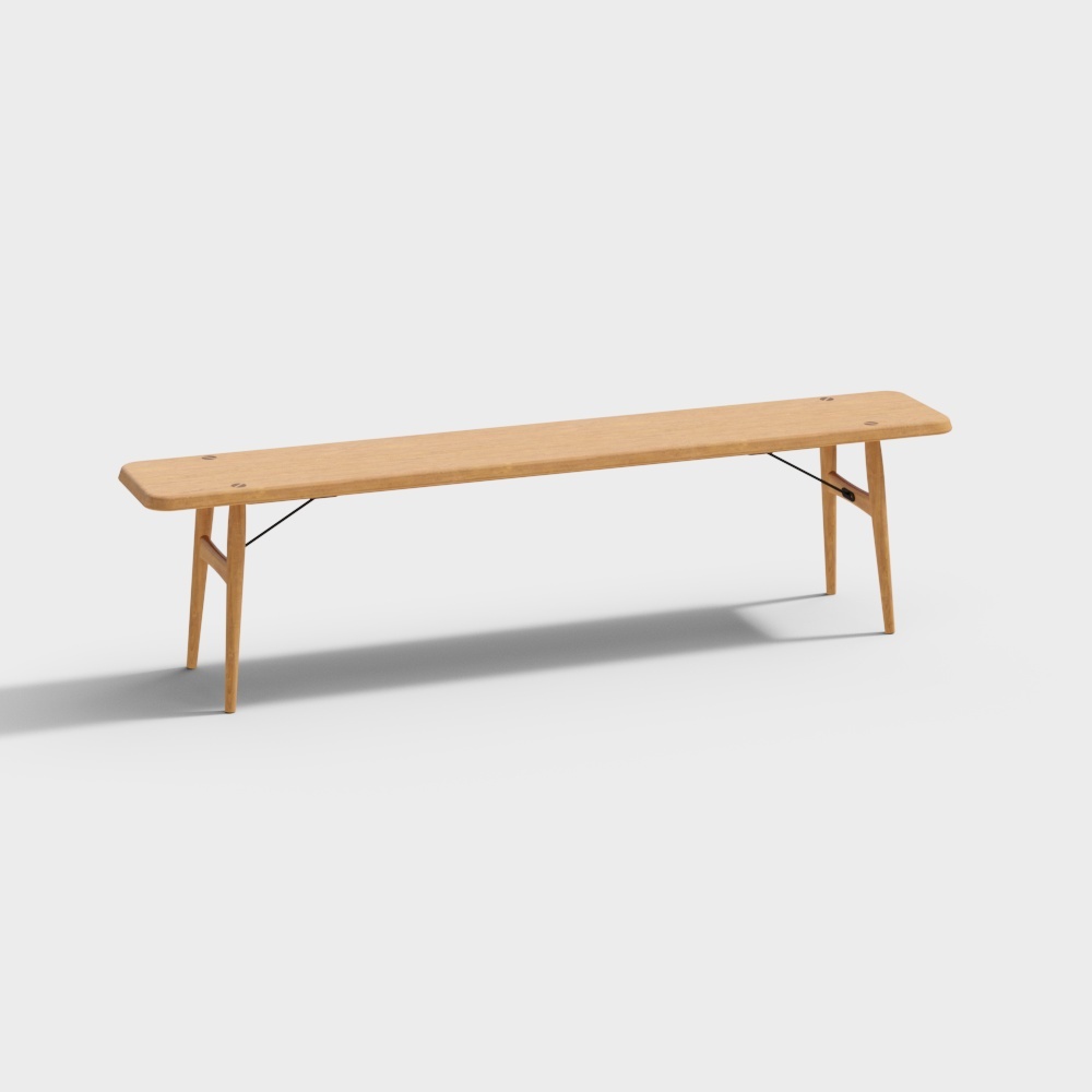 凡屋家具-巧克力长凳-1.7M樱桃木款