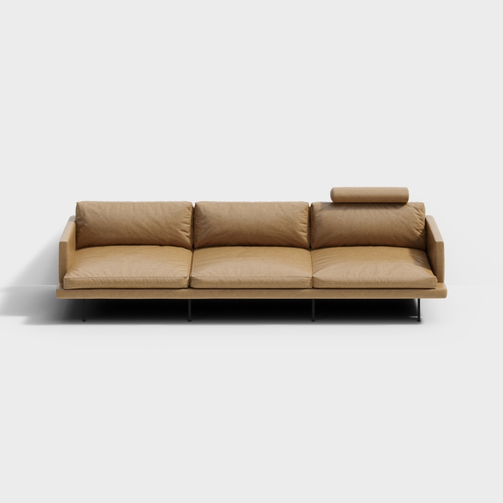 凡屋家具-斯德哥尔摩沙发-3M牛仔黄