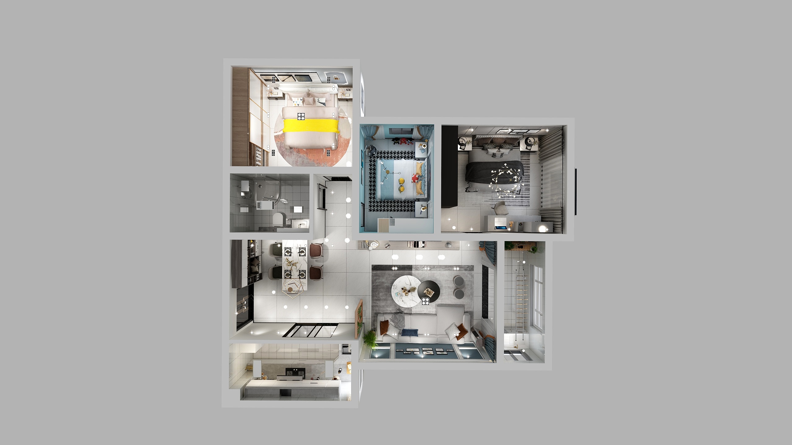 设计师溜得华-鑫地・阳光城-装修设计方案