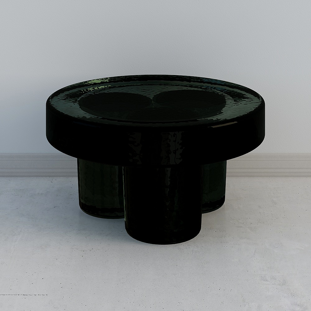 后现代圆茶几3D模型