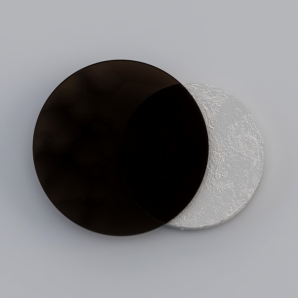 现代轻奢餐厅-墙饰3D模型