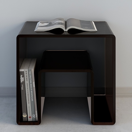 Modern Side Tables,Black