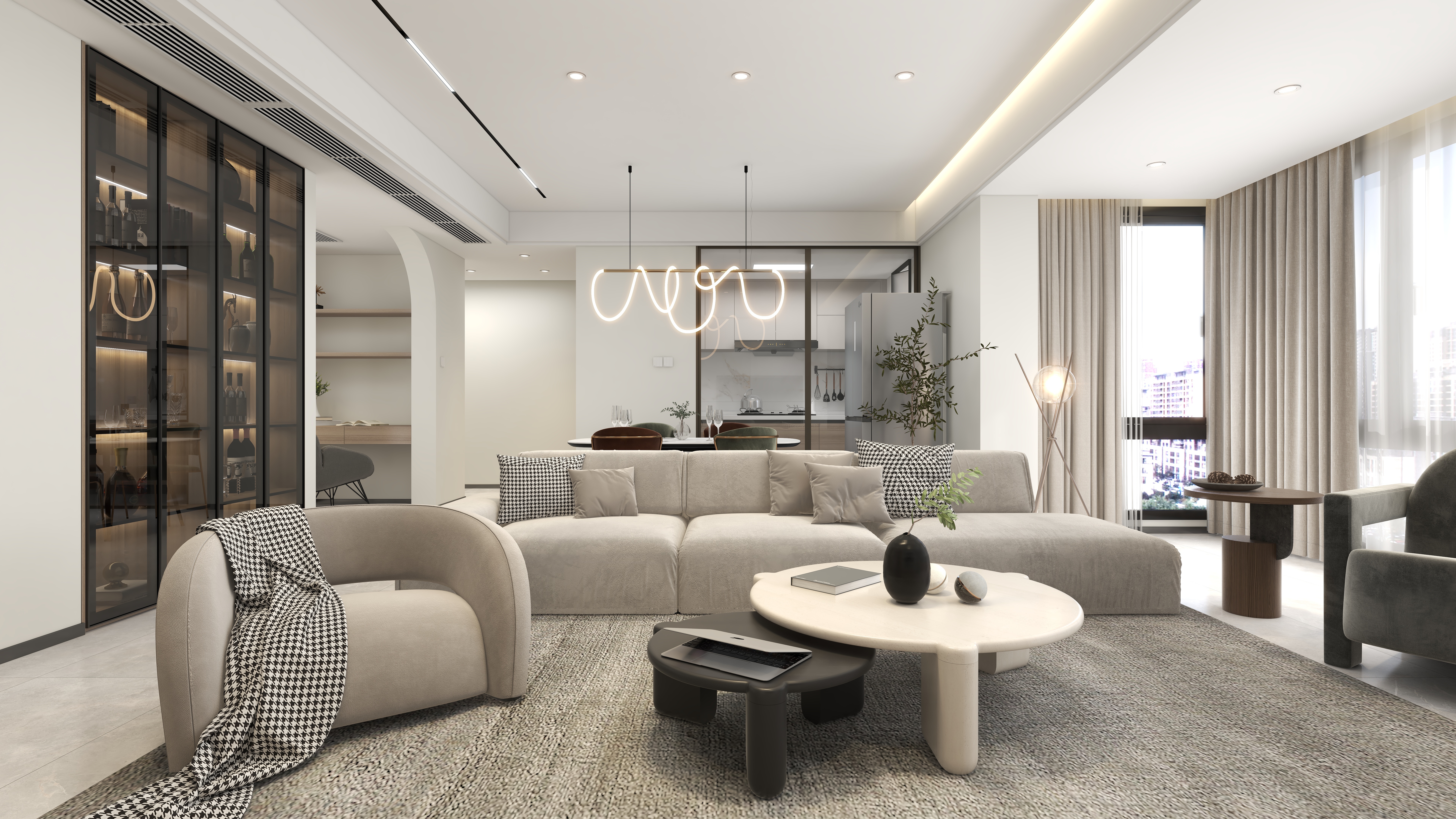 天沃装饰月下孤舟影成双-沐·白丨现代简约-副本-装修设计方案