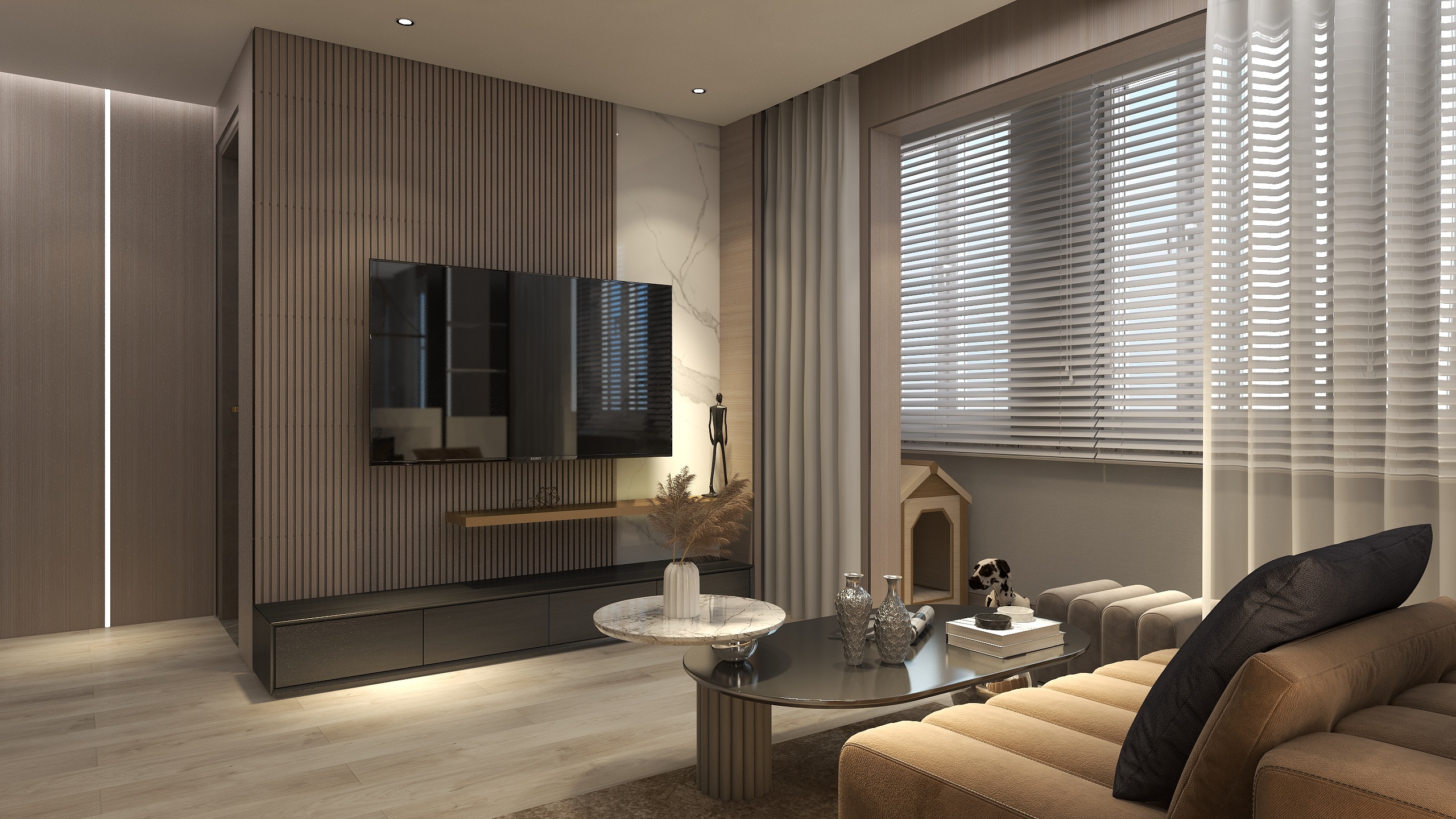 王文健-瑞和园89.50㎡B户型3室2厅1卫装修效果图