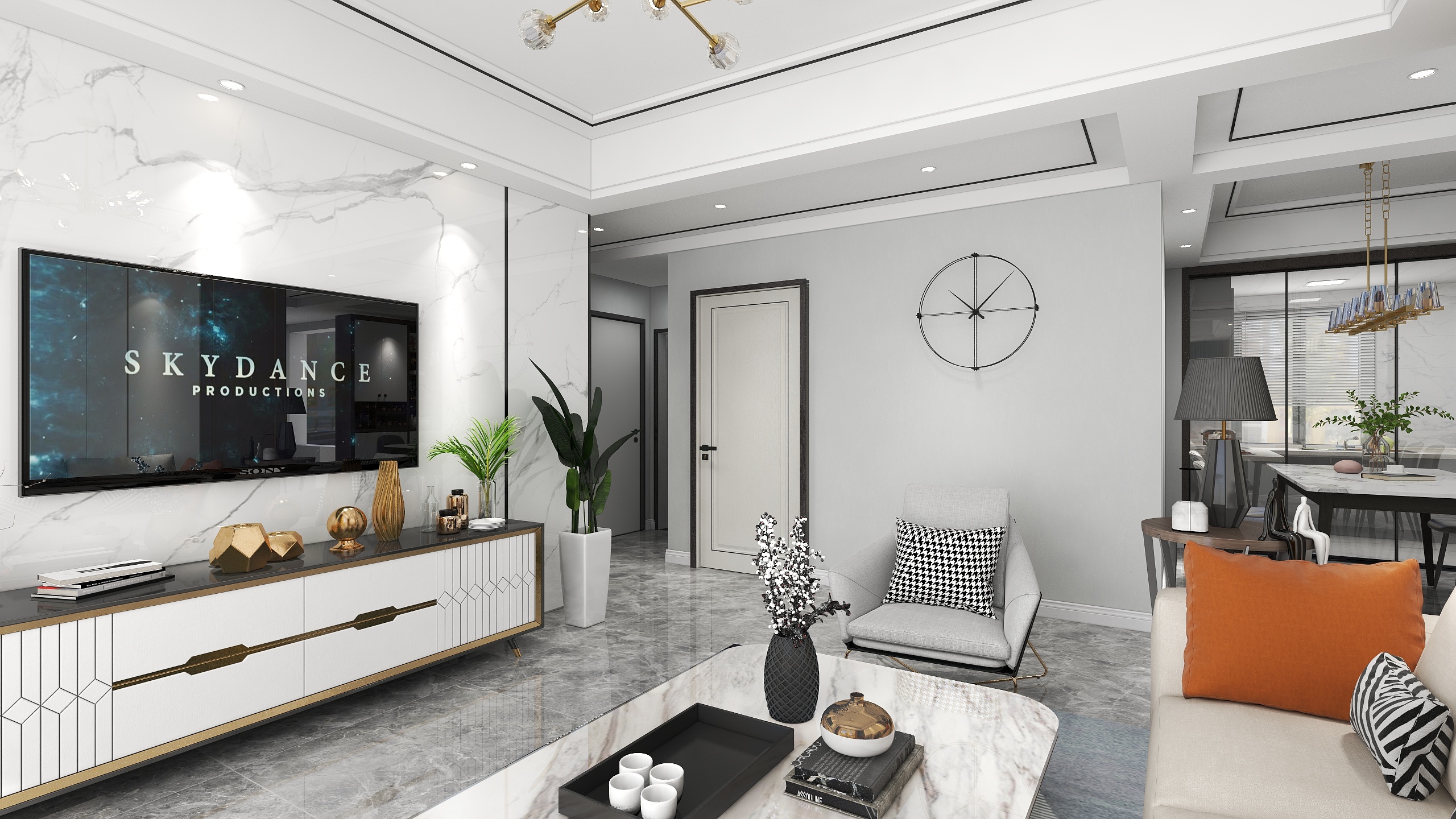 轻设计慢生活-130平现代简约设计-装修设计方案