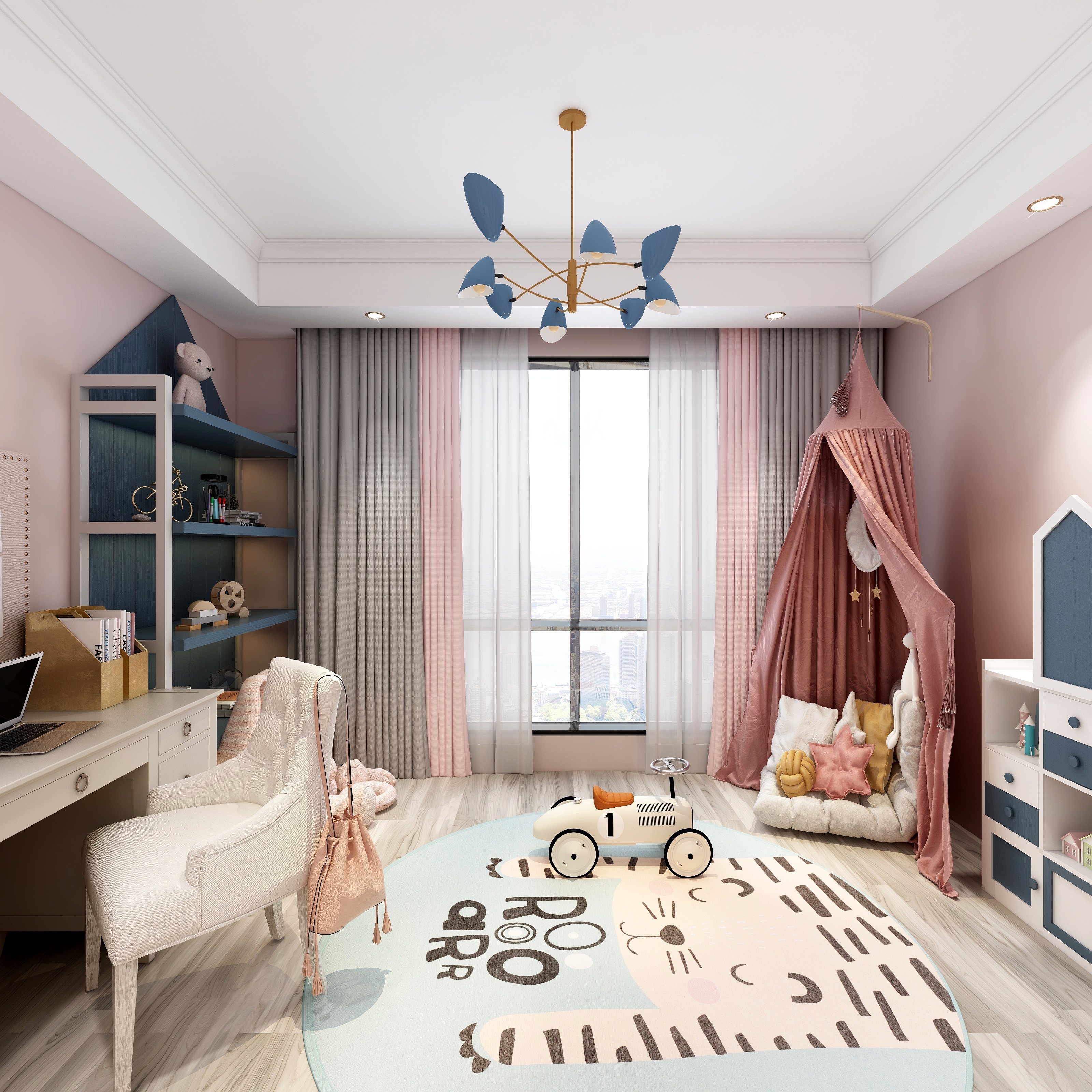 全景VIP设计-金牌考试户型——现代装修效果图