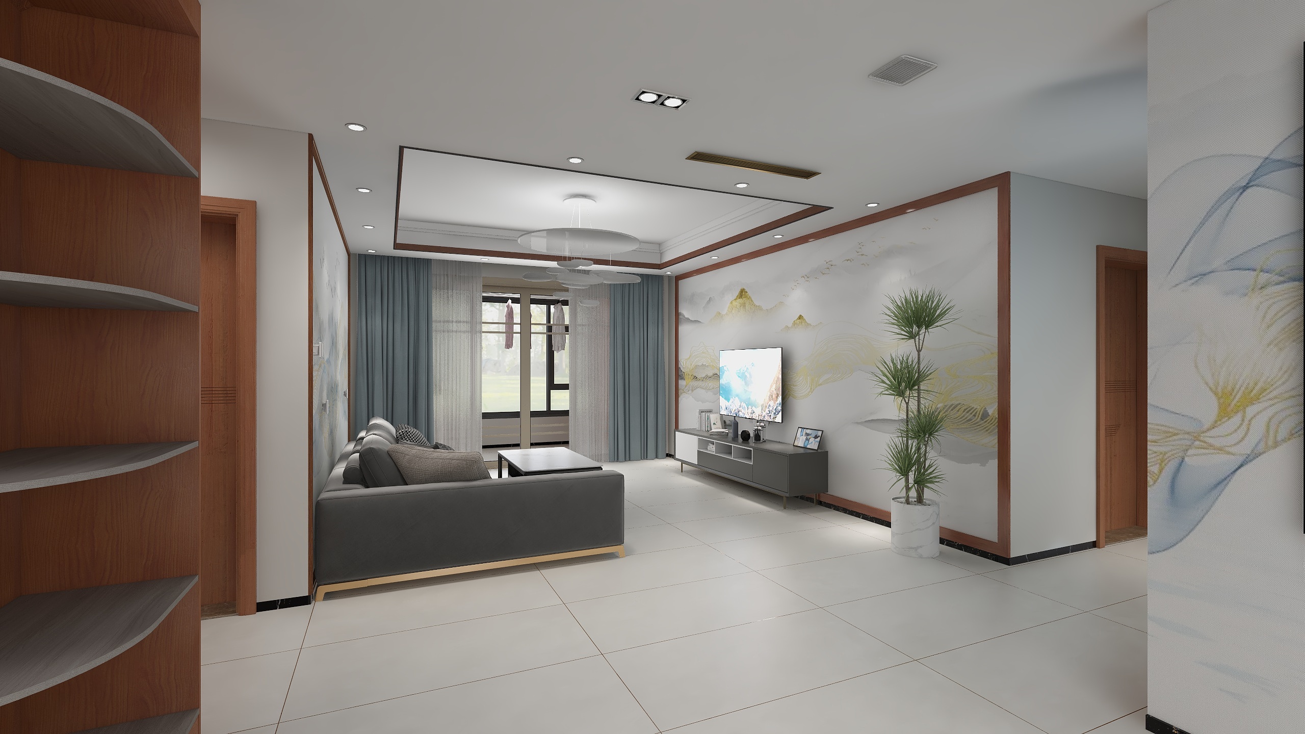 全国联盟专业设计师吴海亮-天鑫澜庭叙8#703-装修设计方案