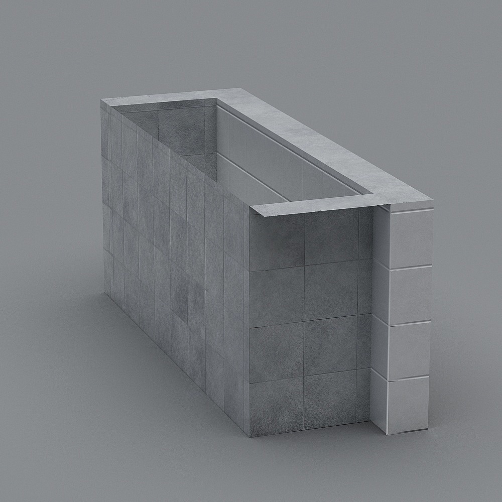 拖把池3D模型