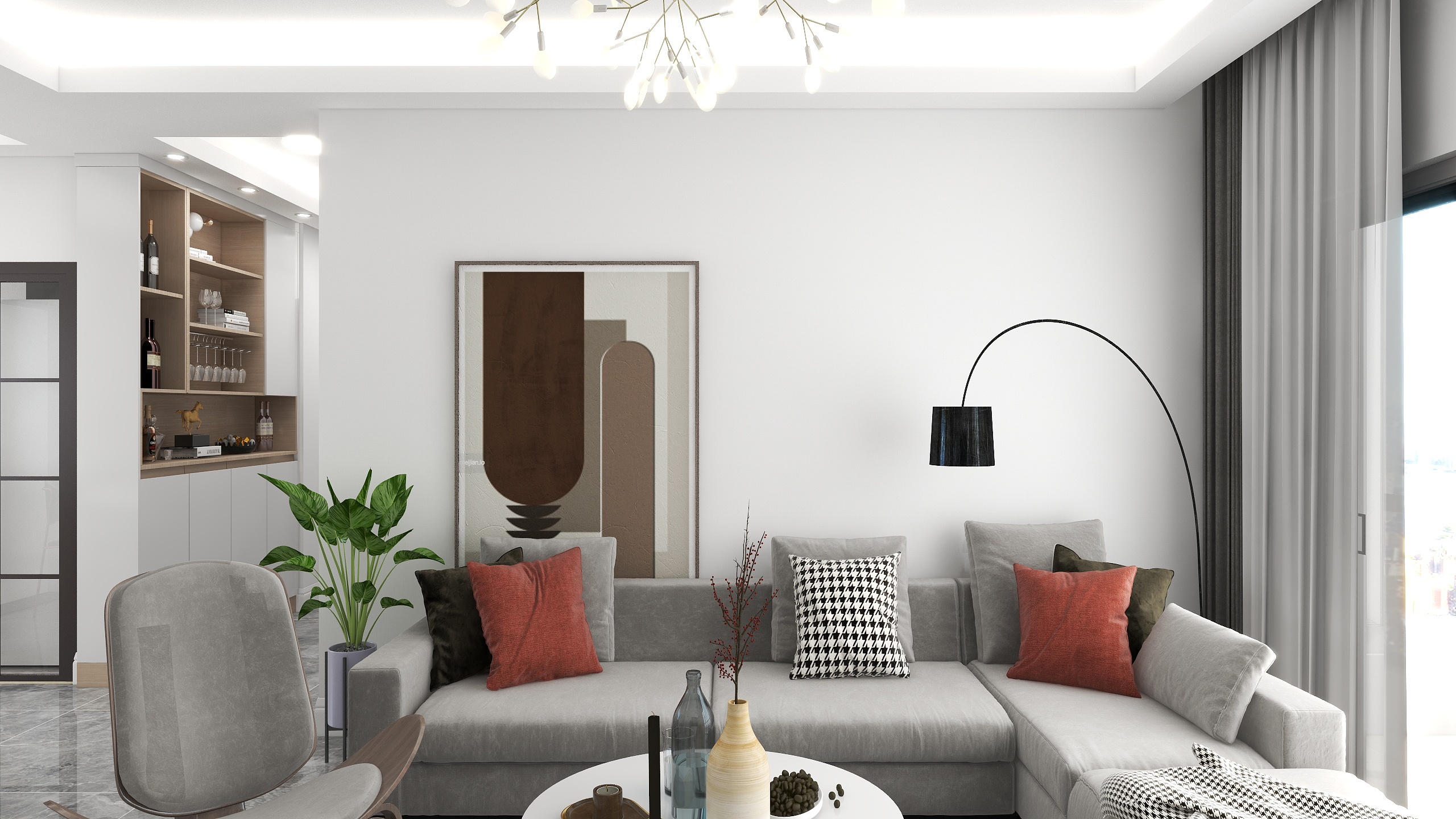 蓝猫奶牛猫-东盟华府-装修设计方案