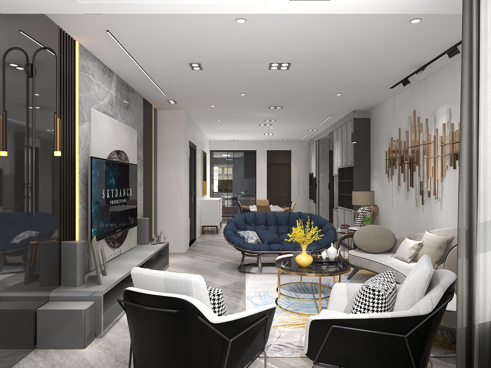 傅毅强1989-城泰江来-装修设计方案