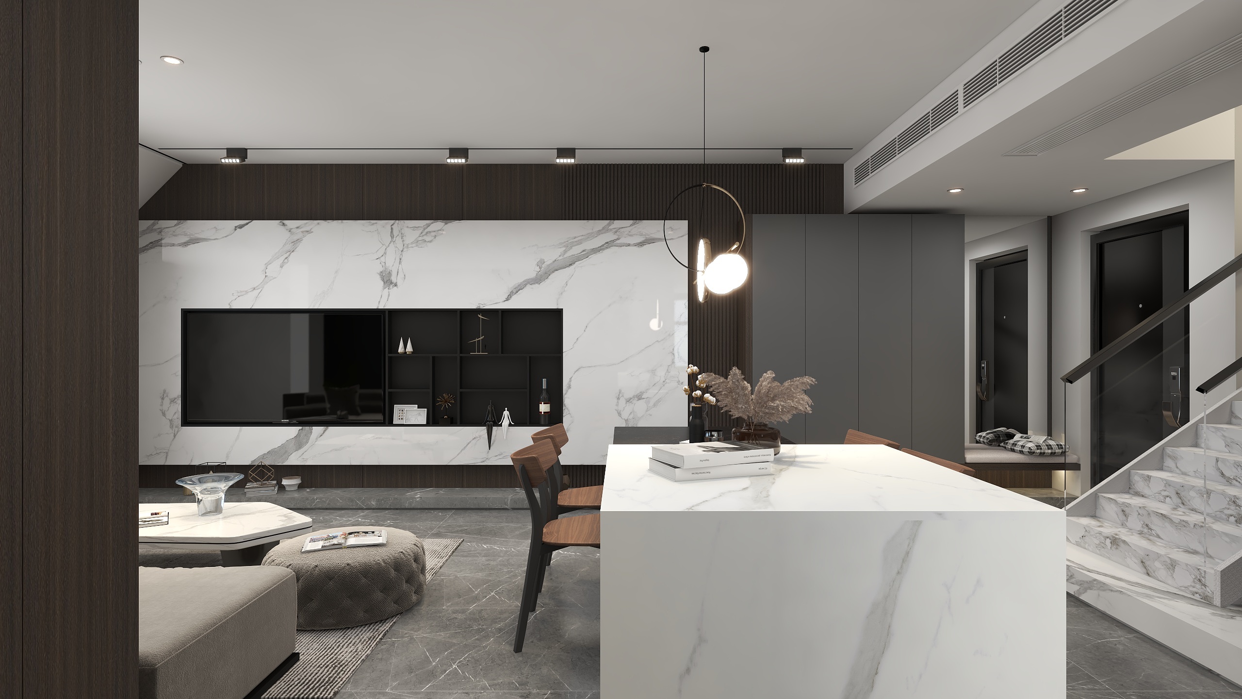 方杨鑫-冷丶暖丨现代简约-装修设计方案