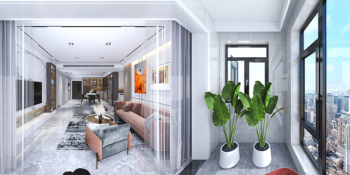 不见高轩-华夏湖畔-现代轻奢无主灯-副本-装修设计方案