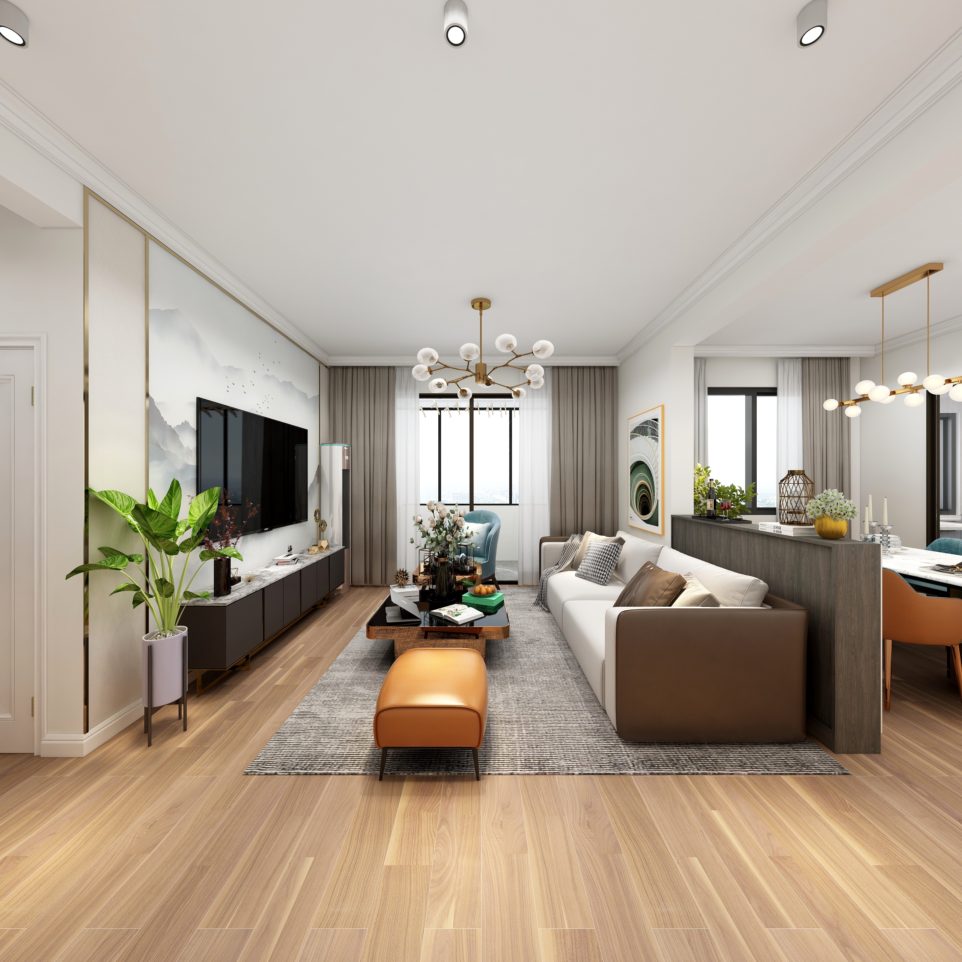 全景VIP设计-[紫荆私语]-现代中式装修效果图