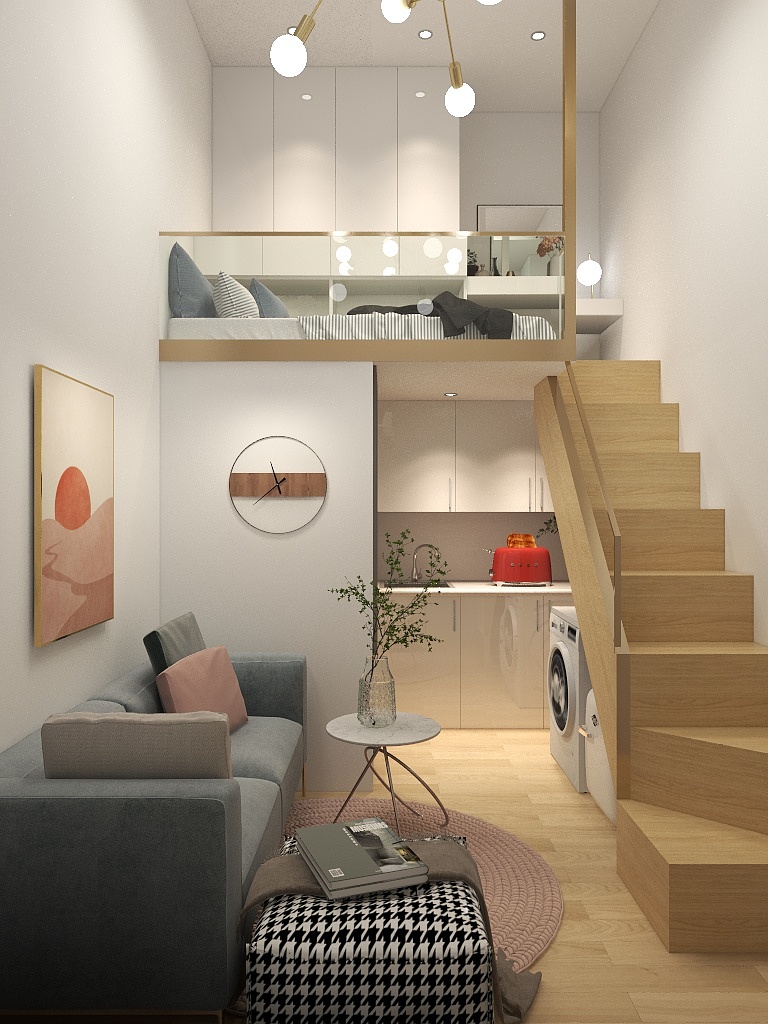 MEETING-窝趣公寓-装修设计方案