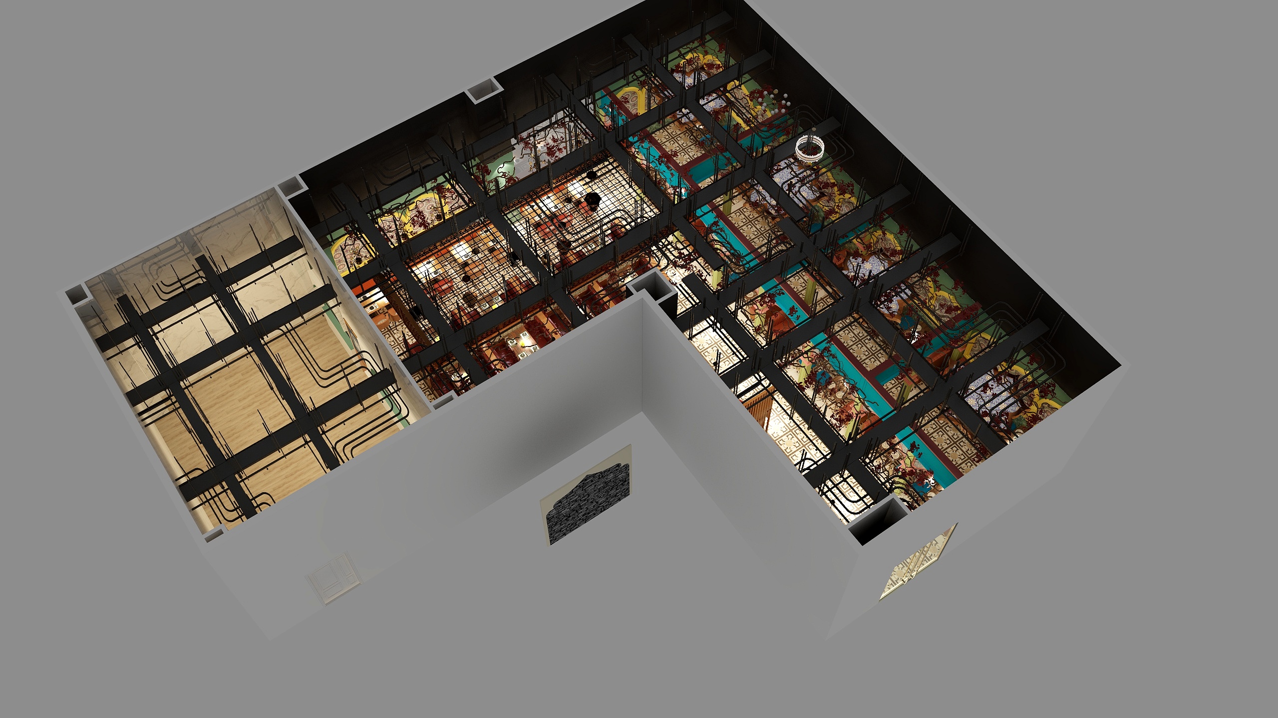 设计031-腾威建设室内设计装修阿拉丁餐厅-改二-装修设计方案