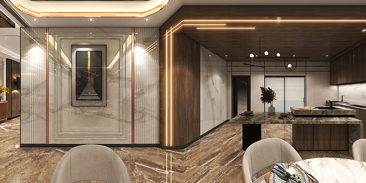 WaRMinGer-雷总私宅方案（餐客厅）-副本-装修设计方案