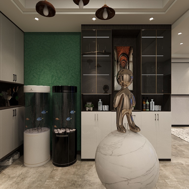 名人装饰申雪-翡翠湖302-装修设计方案