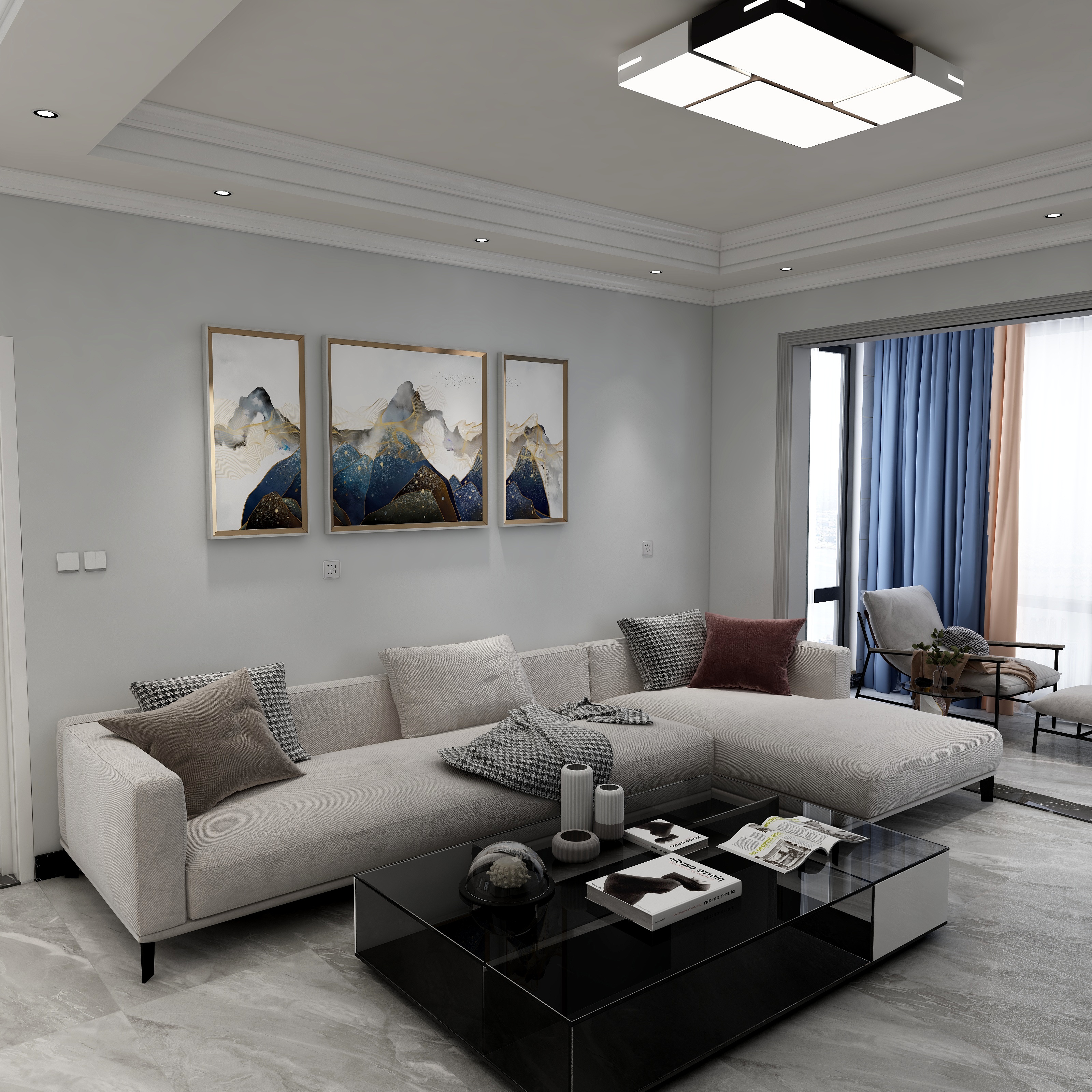 梦居营造工坊@姚美-海锐现代城装修效果图