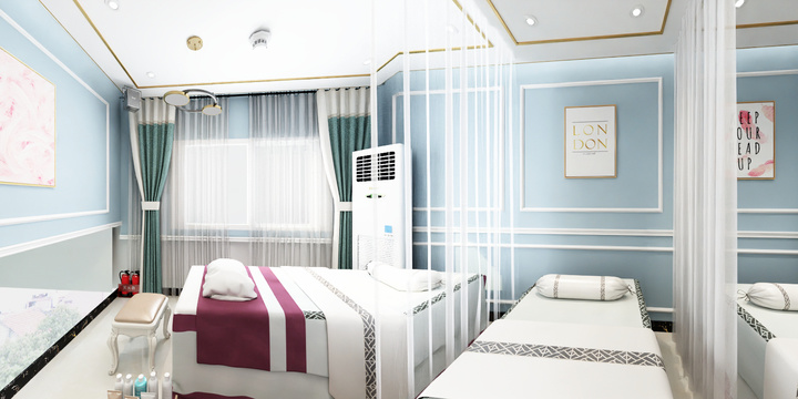 兴亘施工设计-创美时美容护肤。白庙店-装修设计方案