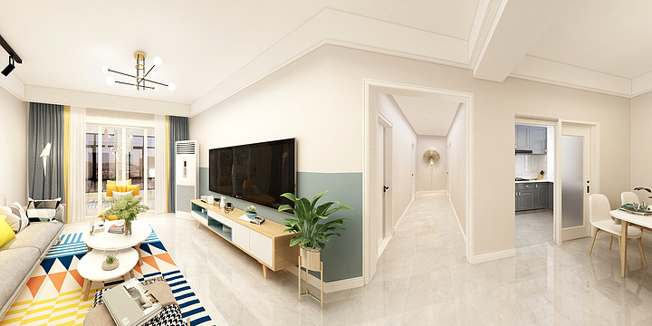 LemonMojito-阳光6-1-1102-装修设计方案