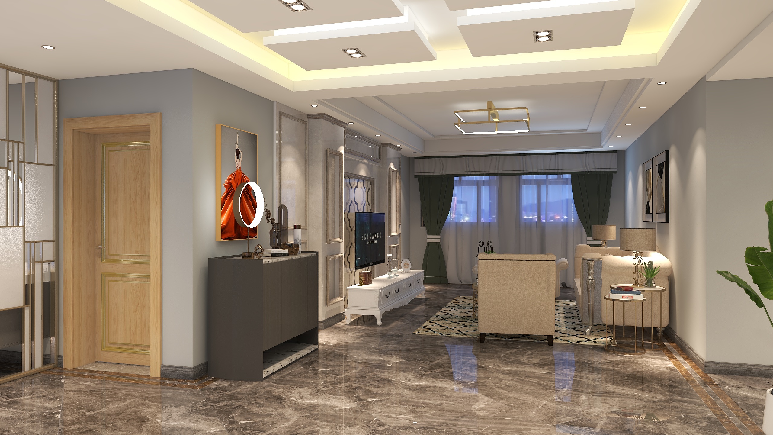 浦东宁-两房两厅-装修设计方案