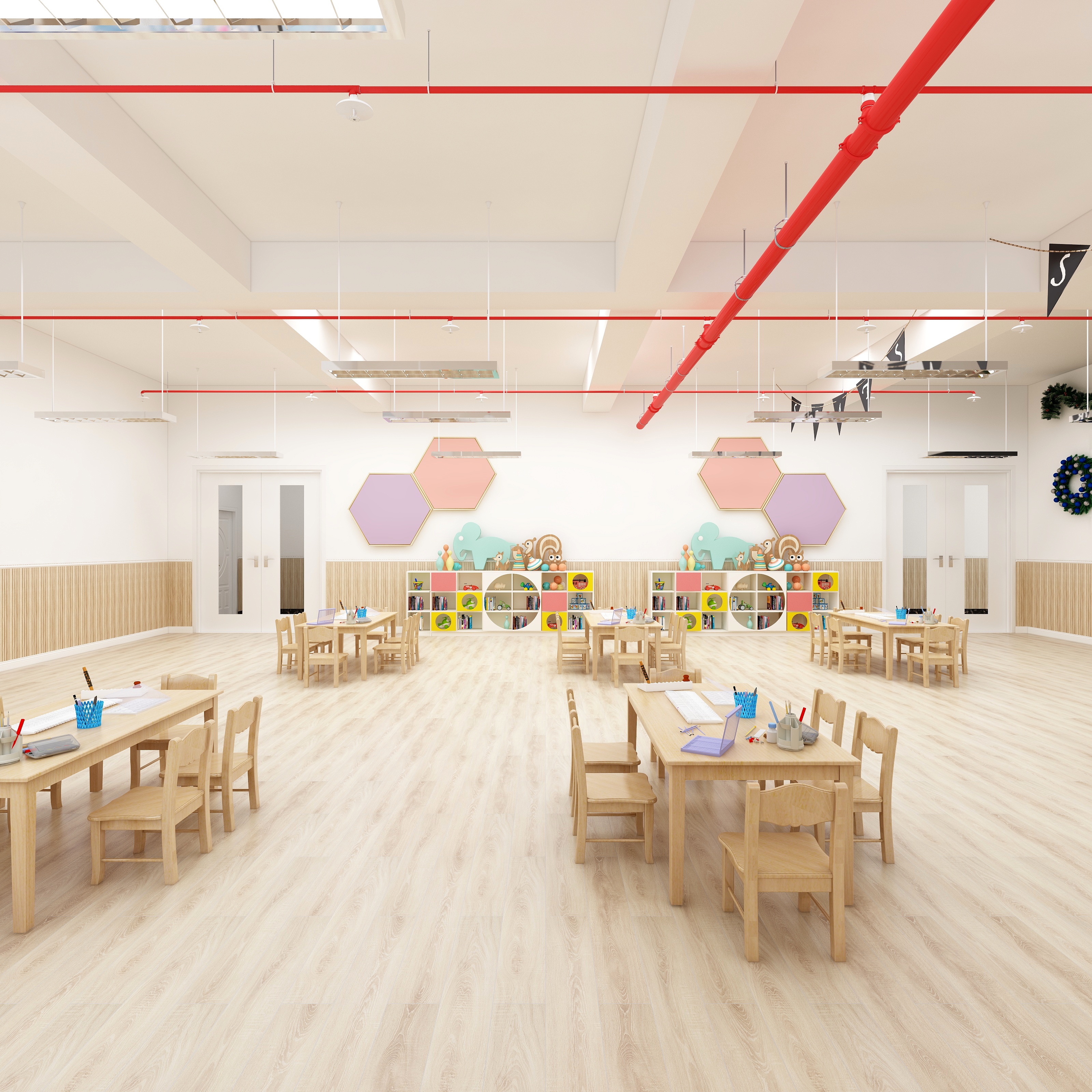 全景VIP设计-[纵花期将误]-幼儿园设计装修效果图