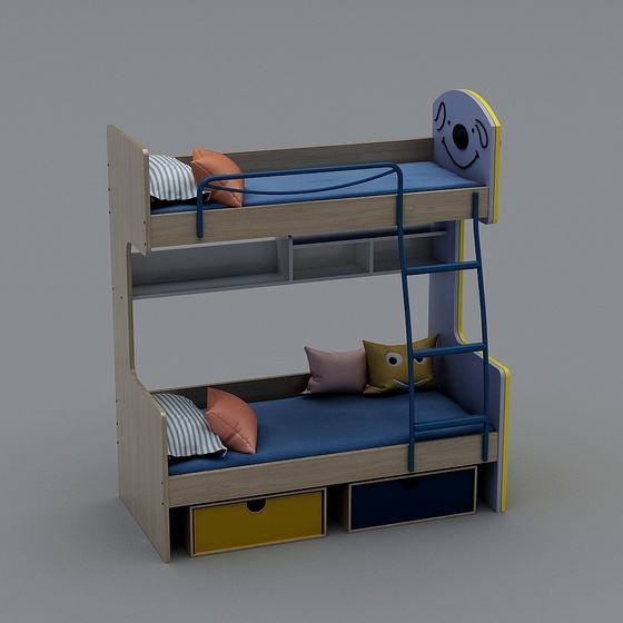 Modern kindergarten dormitory - bunk beds