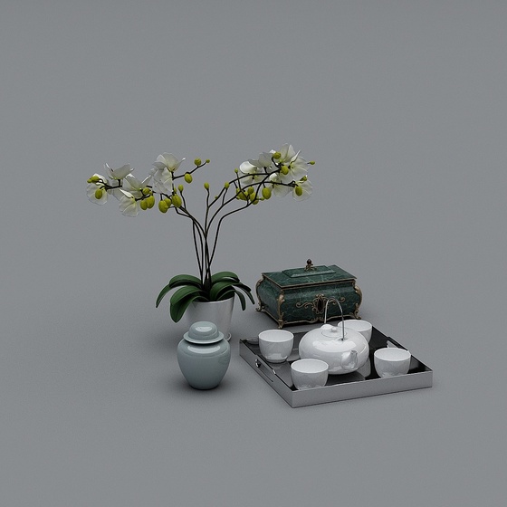 Minimalist New Chinese Table Decor,Others,Decorations,Green