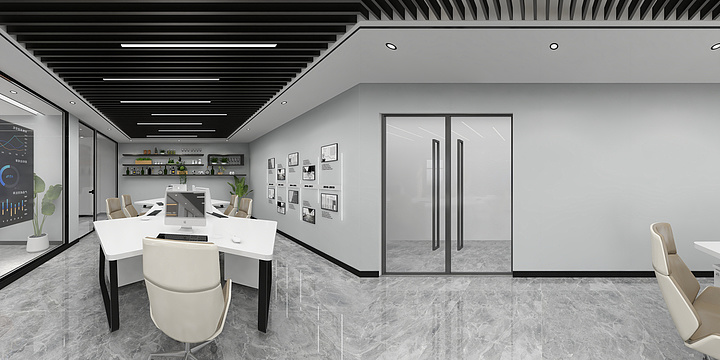 刘子炜-鼎峰卡布斯国际广场A座13A办公室-装修设计方案